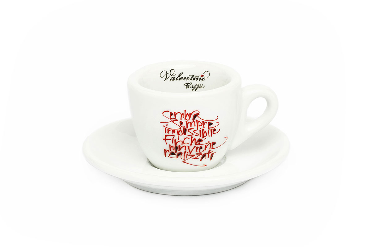 Vendita Online Valentino Caffè set tazzine tonde - Valentino Caffè
