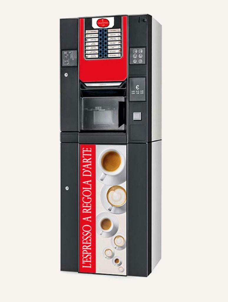 Necta Brio Up linea vending Valentino Caffe